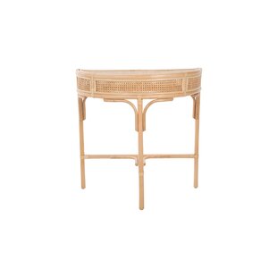 Small rattan deals console table